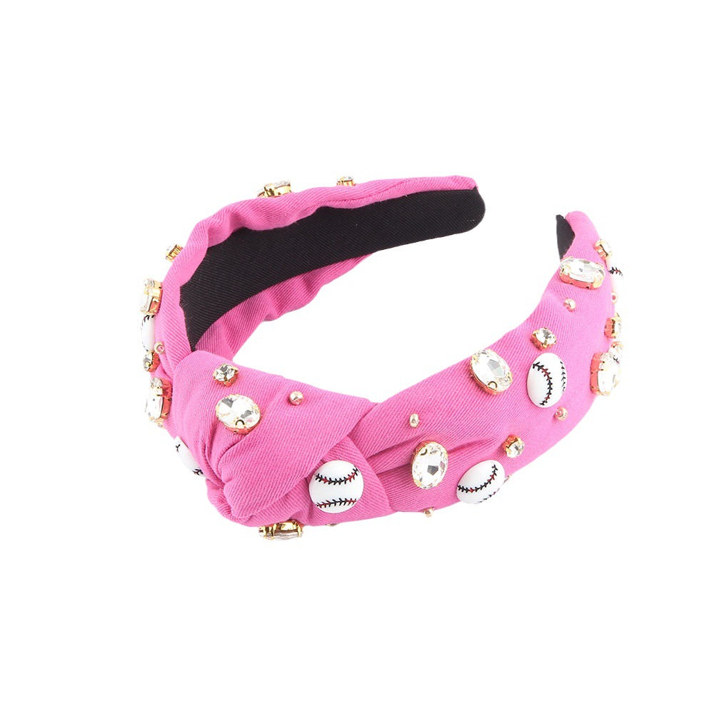 Sports Bling knot headband