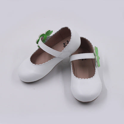 Cece shoes with interchangable holiday shapes (heart & shamrock)