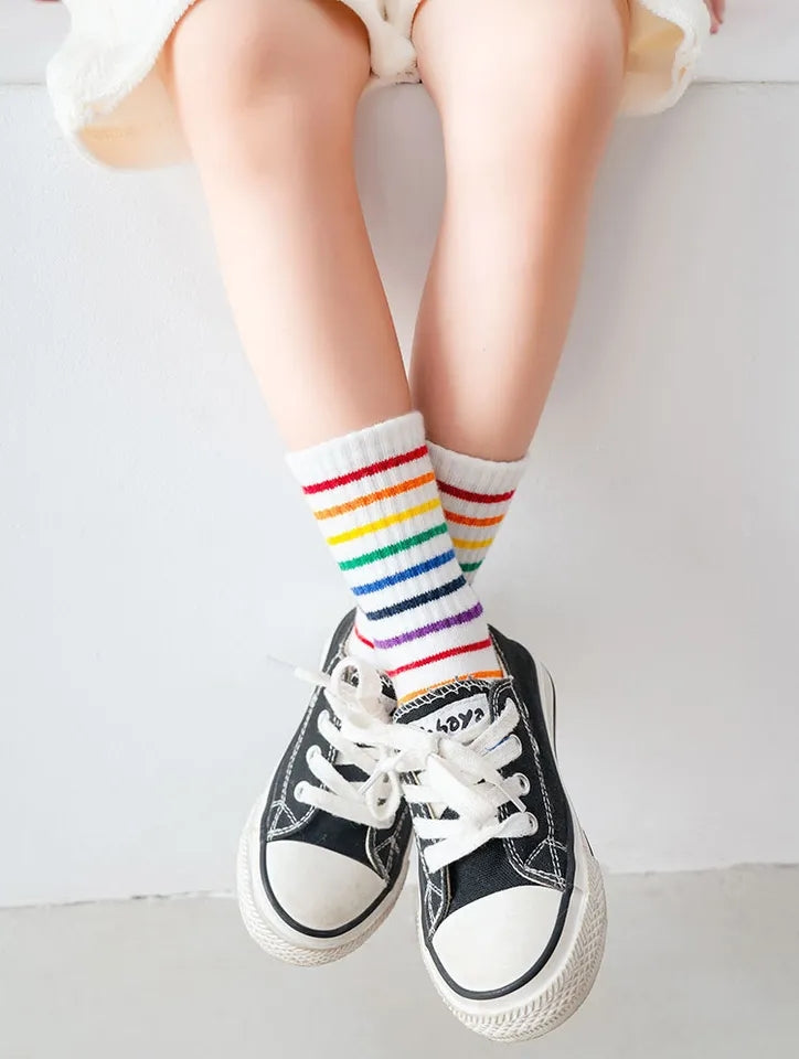 Rainbow Ankle socks