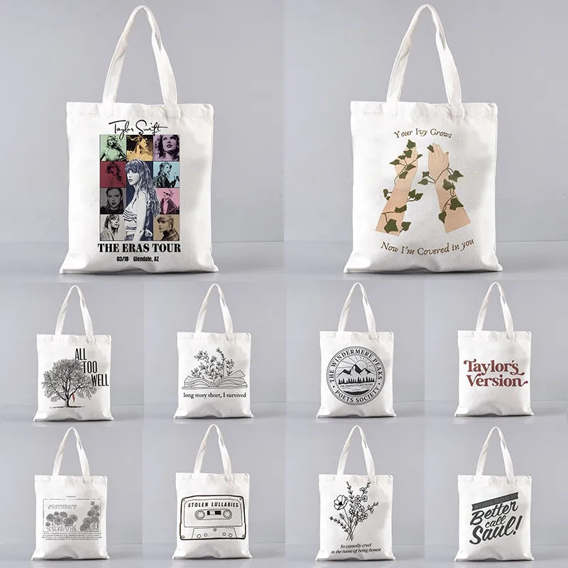 Eras canvas tote bag