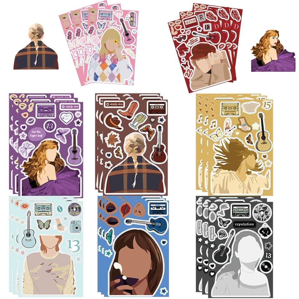 Swiftie sticker sheet sets