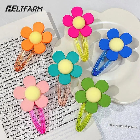 Flower hair clip