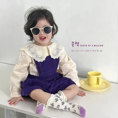 Spring floral socks
