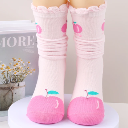 Apple Knee high Socks