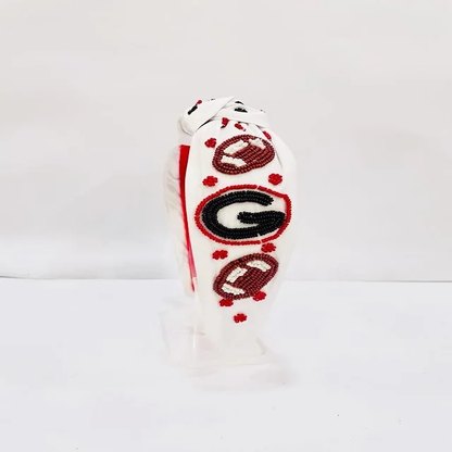 Handcrafted Beaded headband - Sports