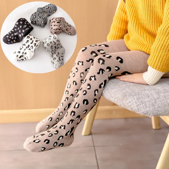 Leopard tights