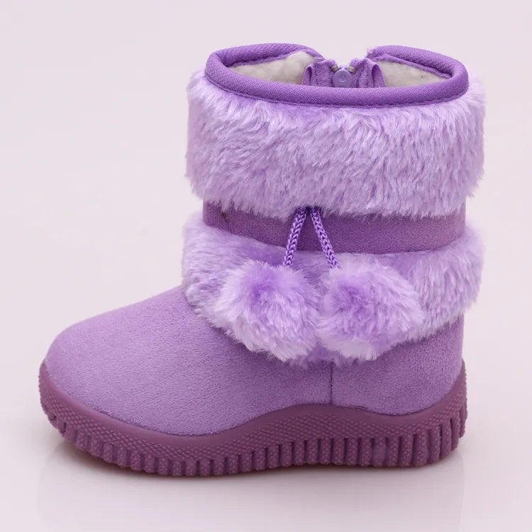 Purple on sale fuzzy boots