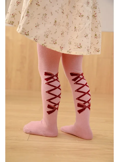 Ribbon tights