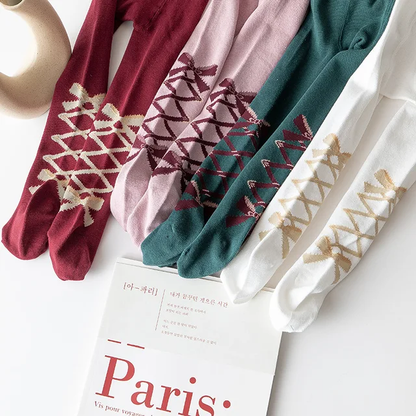 Ribbon tights