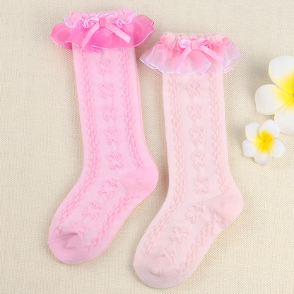 Butterfly Lace Knee high Sock