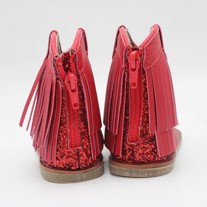 Annie Fringe sequin sandals