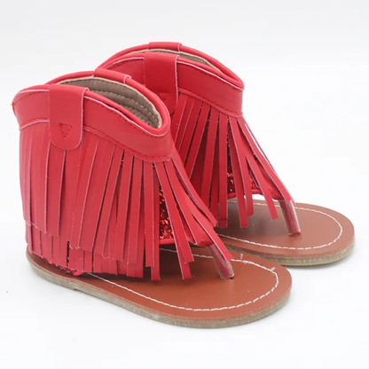 Annie Fringe sequin sandals