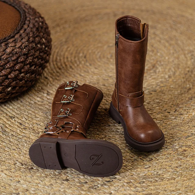 Moto Tall Buckle boots