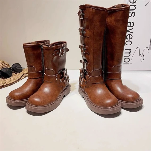 Moto Tall Buckle boots