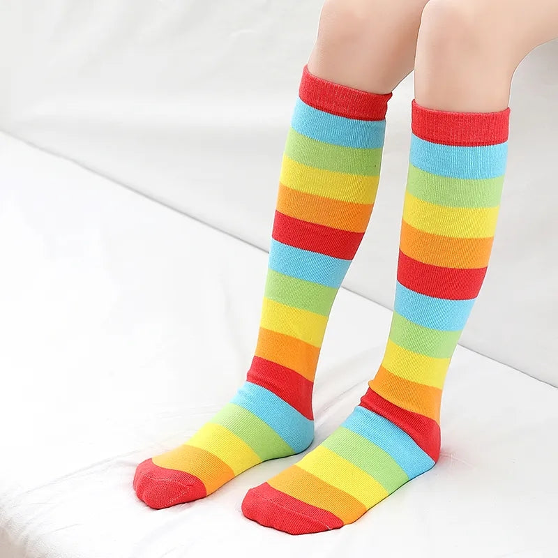 Star brite rainbow knee high socks