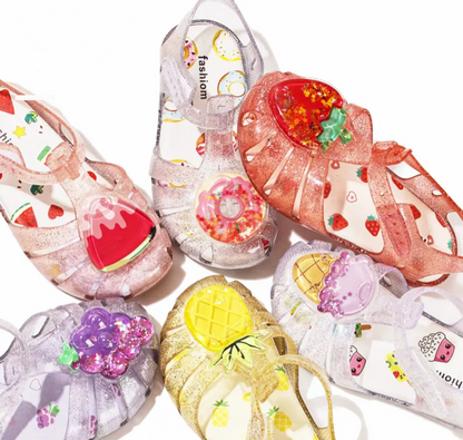 Summer Fruit Jelly sandals