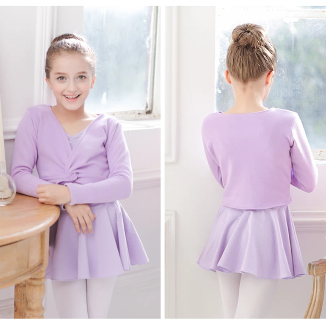 Ballet dance crop sweater (fleece lined)