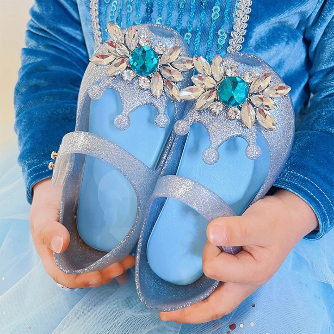 Princess Crown Jewels Jelly Shoes