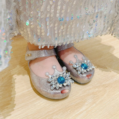 Princess Crown Jewels Jelly Shoes