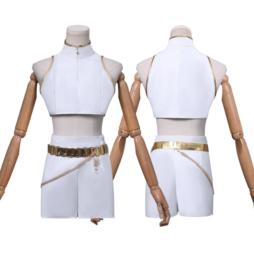 Kpop cosplay costume sets white