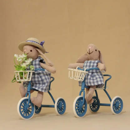 Maileg Mouse 1/12 Scale Miniature Metal Tricycle