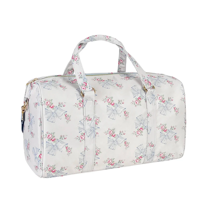 Vinatge floral bow Weekend duffle bag