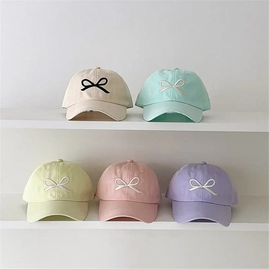 Bow ball cap Hat (kids)