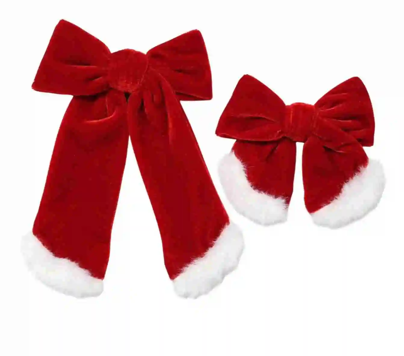 Cozy Holiday velvet Hair bows