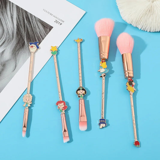 Cartoon makeup brush set