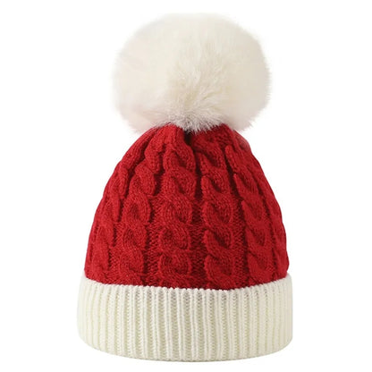 Ashlee's toboggan pom beanie hat