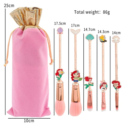 Cartoon makeup brush set