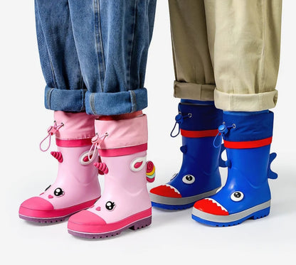 Rubber ducky rain boots