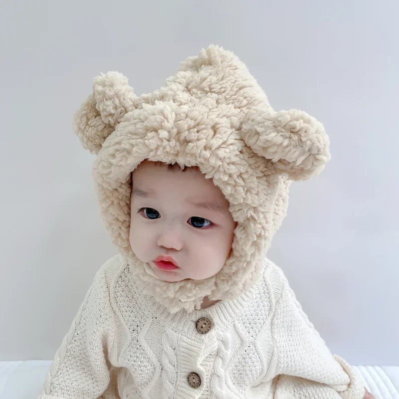 Bear fuzzy winter Hats