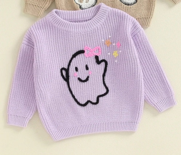 Halloween and fall embroidered sweaters RTS