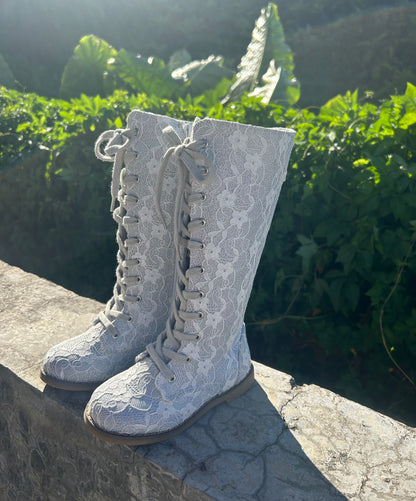 Luxe Tall Lace Boots - ready to ship