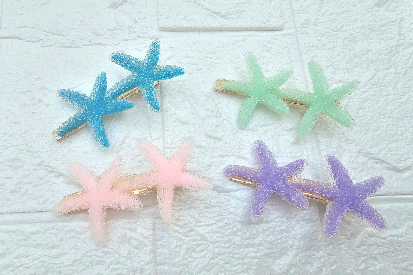 Starfish hair clip