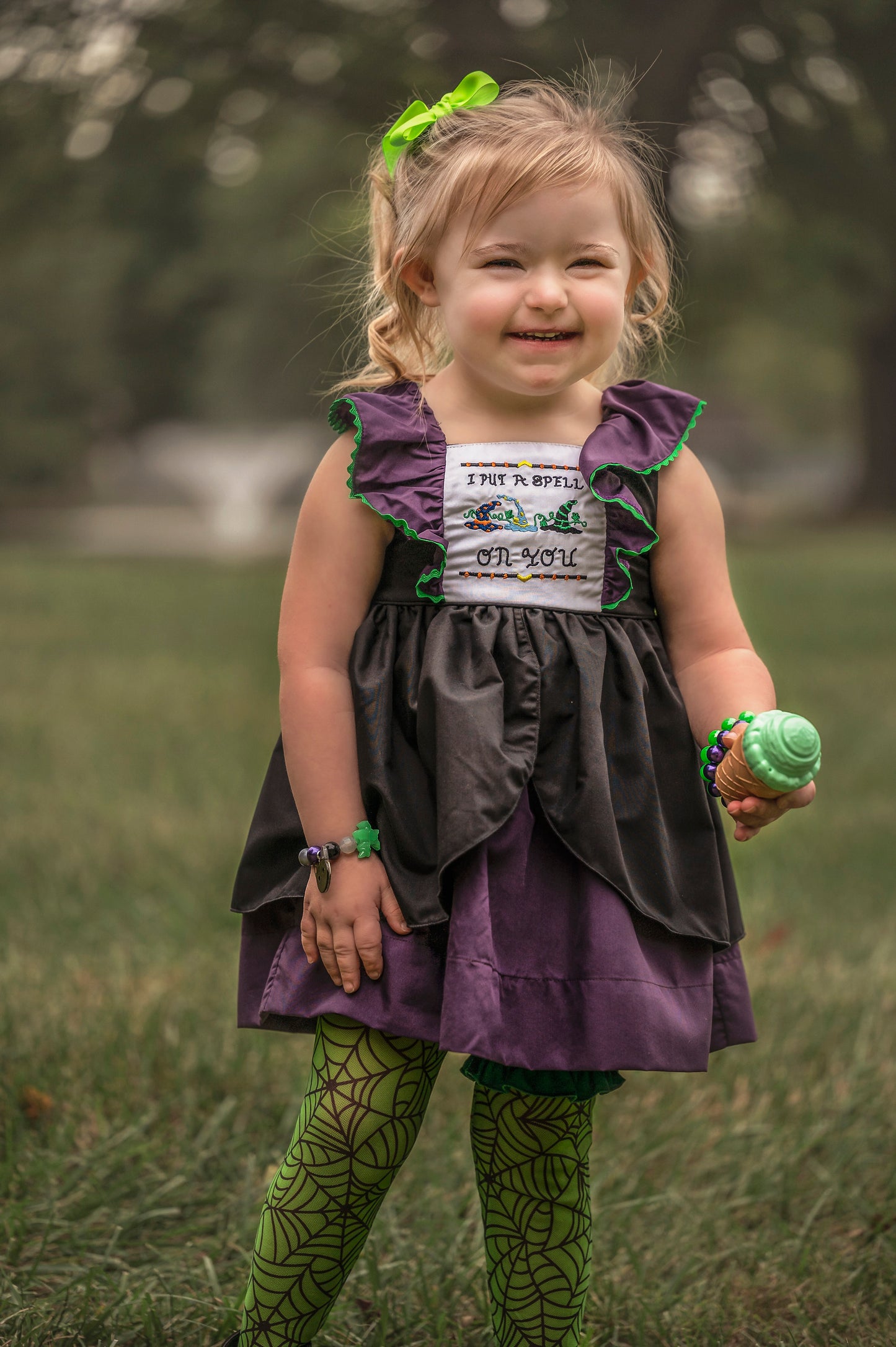 Spider Web Child Tights