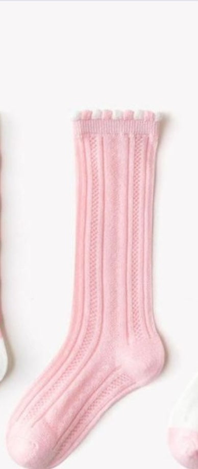 Spring strawberry socks