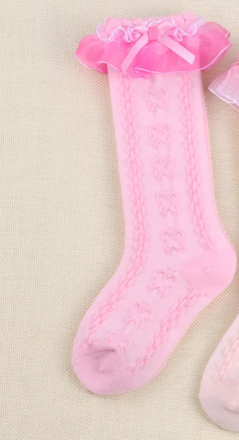 Butterfly Lace Knee high Sock
