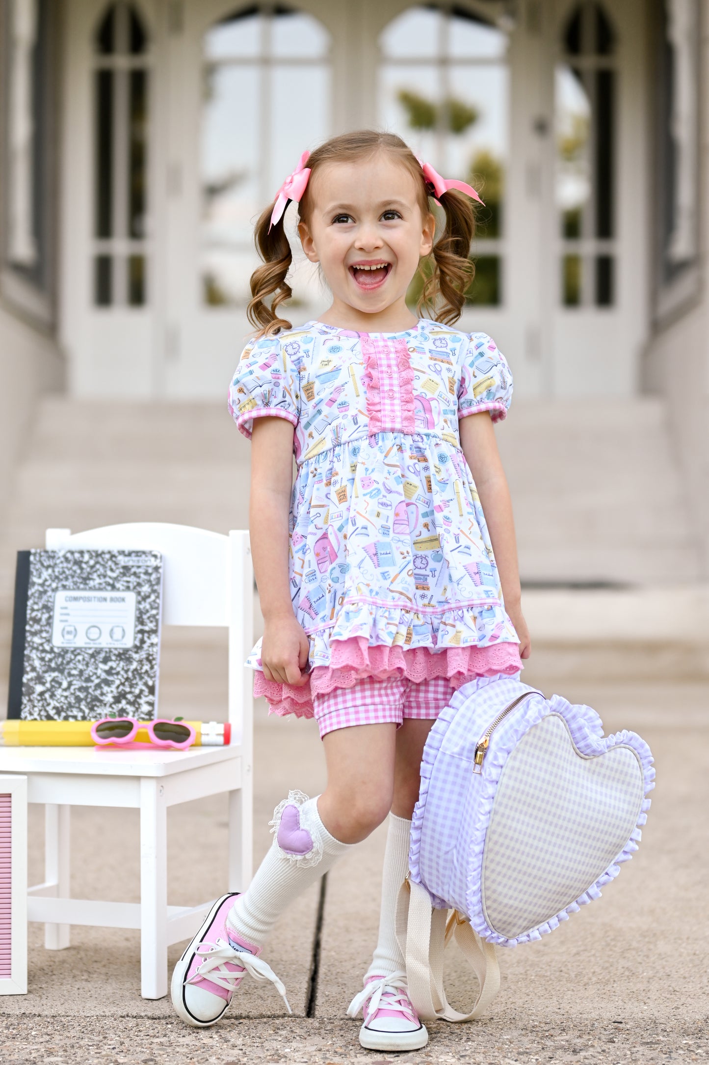 Pastel Heart Backpack