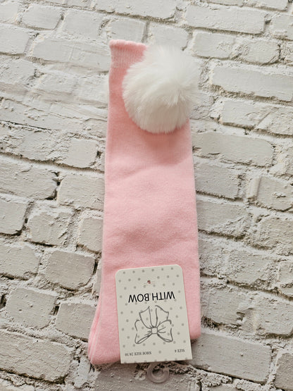 Fur Pom pom socks