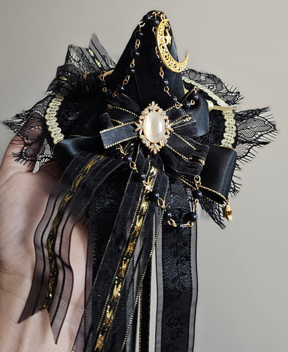 Sabrina witch hat hair clip