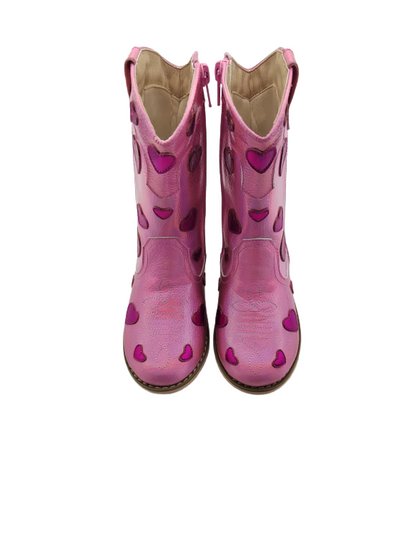Love Story Embroidered heart cowboy boots