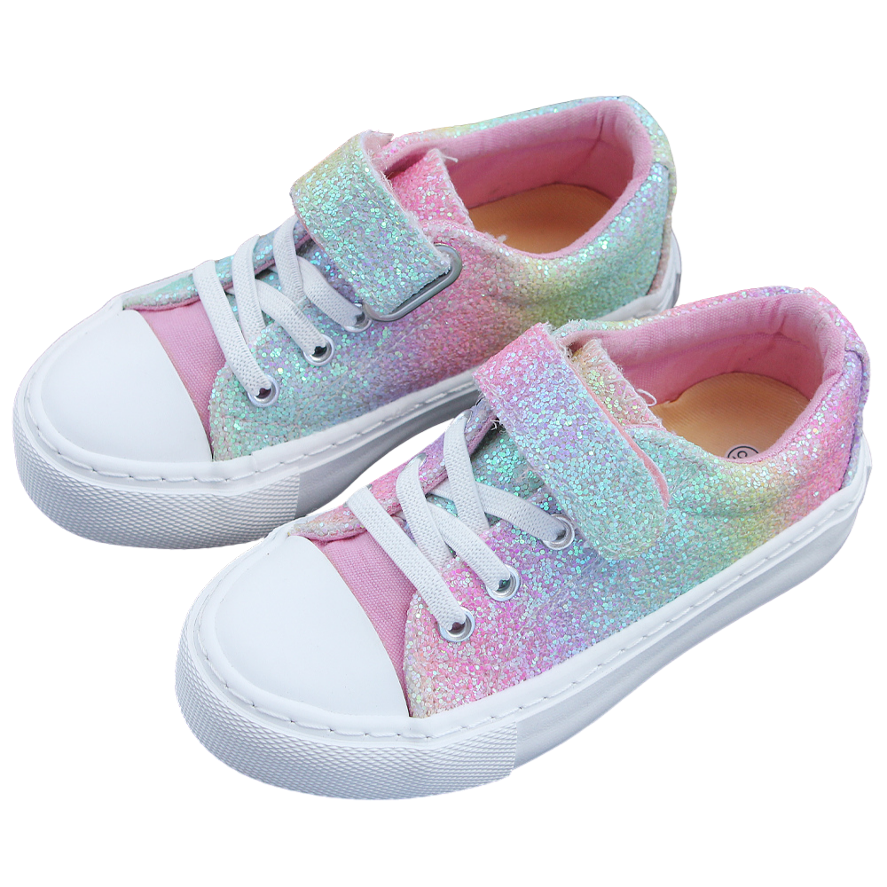 Cotton Candy sparkle sneakers pre order
