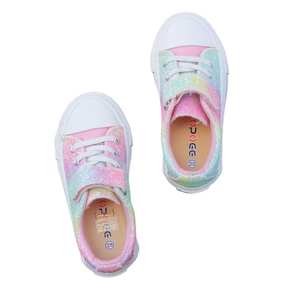 Cotton Candy sparkle sneakers pre order