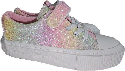 Cotton Candy sparkle sneakers