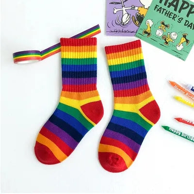 Rainbow Ankle socks