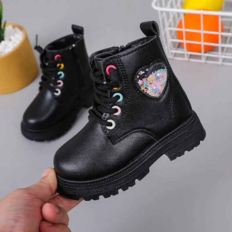 Corazon Heart Shaker Combat boots