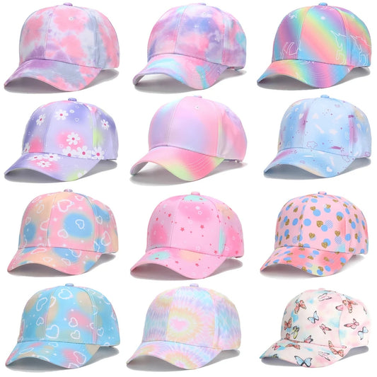 Lover tie dye ball cap Hat (kids)