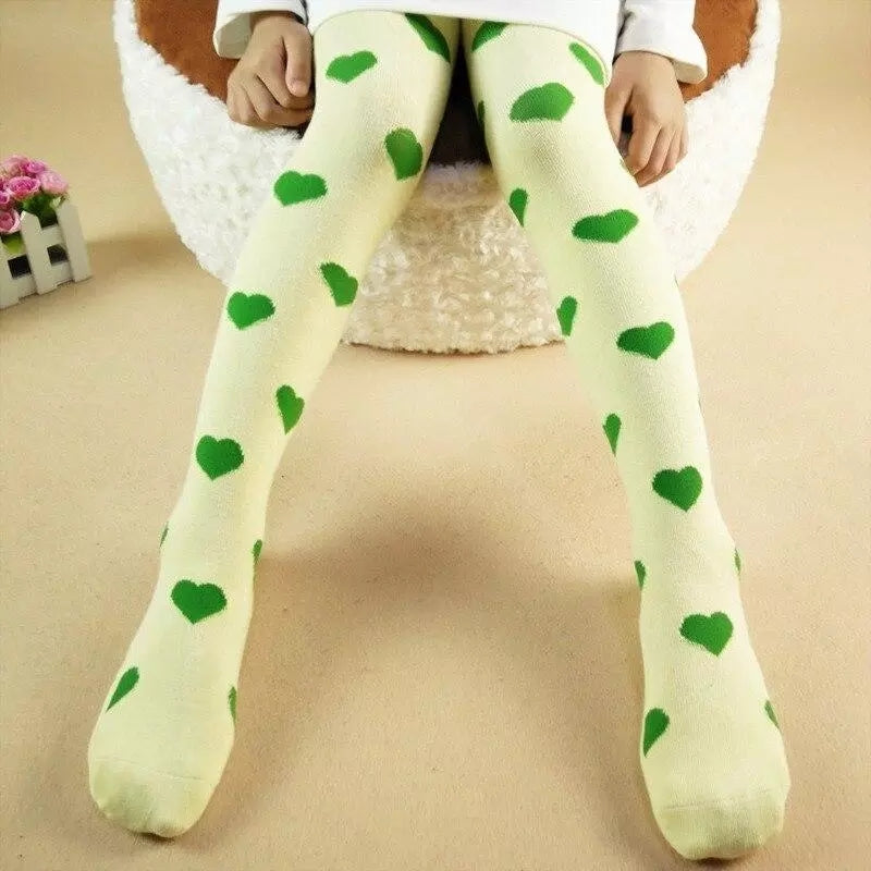 Two tone Heart tights
